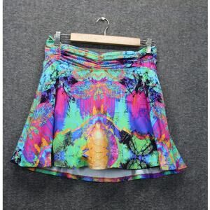 Women Donajo Split Skort Tennis Pickleball Colorful Size 2 SKI-Surreal Large